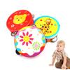 1pc Wooden Tambourine Hand Bell Drum Rattles Clap Drum Tambourine Toy Musical Percusion Instrument for Children Kid Baby (Random Color ) view 3