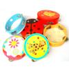 1pc Wooden Tambourine Hand Bell Drum Rattles Clap Drum Tambourine Toy Musical Percusion Instrument for Children Kid Baby (Random Color ) view 4