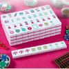 Arrowbash American Mahjong Set Only with 160 Mahjong Tiles 1.2-inch American Mah Jong Set Hand Carved Pattern for Adult Social Party, Mah Jong Lovers Gift (Rose Red) view 4