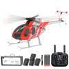 Actualia YU Xiang F119S MD500 Little Bird RC Helicopter, 1/16 Scale 9CH Flybarless Brushless GP/S & Optical Flow Helicopter, 6G/3D Flight Modes Openable Cockpit Military Aircraft Model (RTF) view 1