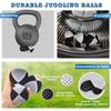 AIYIWREATH Juggling Balls [Pack of 3] for Beginners to Advanced Jugglers - Two Layer Construction- No Bounce Design - Soft and Easy Juggling Kit view 4