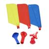 CCYLEZ Helicopter with Colorful Balloons, 10 Pack Fun Flying Toys, for Kids Ages 3-5, Lightweight Plastic Propellers Set with Balloons, for Party Games (Orange) view 2