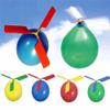 CCYLEZ Helicopter with Colorful Balloons, 10 Pack Fun Flying Toys, for Kids Ages 3-5, Lightweight Plastic Propellers Set with Balloons, for Party Games (Orange) view 3