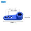 MECCANIXITY Metal 25T 25 Teeth Steering Servo Single Arm Horn Dark Blue for DIY RC Car/Boat/Airplane Boat Accessories 4 Pcs view 2