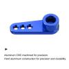 MECCANIXITY Metal 25T 25 Teeth Steering Servo Single Arm Horn Dark Blue for DIY RC Car/Boat/Airplane Boat Accessories 4 Pcs view 3