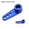 MECCANIXITY Metal 25T 25 Teeth Steering Servo Single Arm Horn Dark Blue for DIY RC Car/Boat/Airplane Boat Accessories 4 Pcs view 4