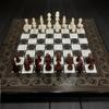 19.6" Classic Middle Eastern Backgammon Chess Set | Handmade Inlaid Wooden Board | Luxury Gift for Father, Husband or Men view 2
