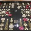 19.6" Classic Middle Eastern Backgammon Chess Set | Handmade Inlaid Wooden Board | Luxury Gift for Father, Husband or Men view 3