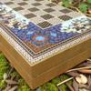 19.7" Handmade Backgammon Chess Set  Traditional Persian Khatam | Luxury Wooden Inlaid Game Board | Gift for Him, Dad, Husband view 1