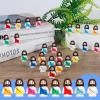 ajabavbd 50PCS Little Jesus Figures, 10 Color Tiny Jesus Figurines in Bulk, Mini Jesus Figure Religious Gifts for Easter Egg Stuffers Fillers, Christian Valentines Gifts for Kids Women Mom (50PCS) view 3