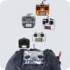 BADASS SHARKS Transmitter Hand Warm Gloves Hood for Outdoor Flying FPV Remote Control Transmitter Shield Hand Protector Warm Gloves Outfield Cover Winter Outdoor Drone (Black) view 2