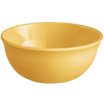 Glownary Foundations Yellow Melamine Nappie Bowl, 15 oz Capacity, 5 Inch Diameter, BPA Free, NSF Listed, Dishwasher Safe, 12 per Case
