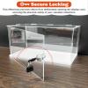 Locking Door Acrylic Display Cases, Dustproof Acrylic Box for Collectibles Action Figures Models, 6 8 10 12 14 16 18 Small Transparent Boxes Showcase(30x30x45cm(12x12x18in)) view 2