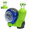 Crawling Snail Baby Toy, Interactive Electric Walking Toy with 3D Light Projection and Music, for Toddlers Kids Parent Child Play (Green) view 3