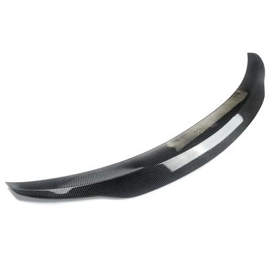 HHFBD MAGICKIT Compatible with Mercedes Benz 4DR PSM Style 2015+ CAR Accessories Carbon Fiber Look Rear Trunk Tail Wing Lip W205 Spoiler Amg