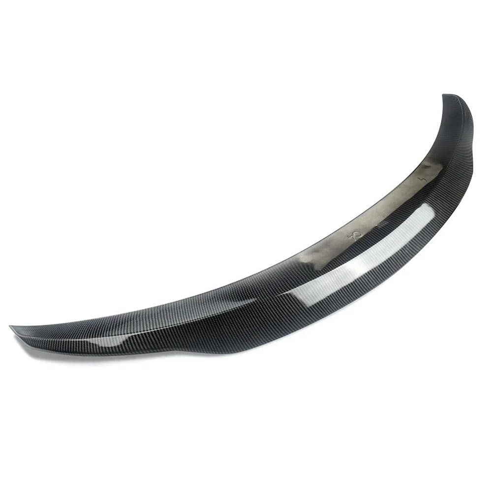 HHFBD MAGICKIT Compatible with Mercedes Benz 4DR PSM Style 2015+ CAR Accessories Carbon Fiber Look Rear Trunk Tail Wing Lip W205 Spoiler Amg
