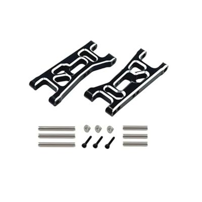 Rc Upgrades Parts For WLtoys 244016 For LOSI For Micro-B 1/24 Metal Upgrade Remote Control Car Front Lower Arm RC Accessories(Black)