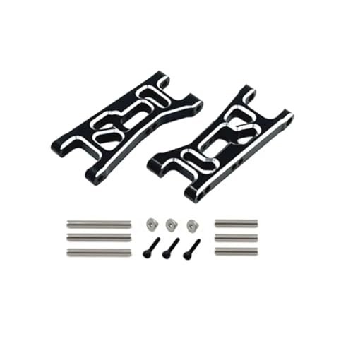 Rc Upgrades Parts For WLtoys 244016 For LOSI For Micro-B 1/24 Metal Upgrade Remote Control Car Front Lower Arm RC Accessories(Black)