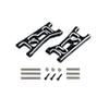 Rc Upgrades Parts For WLtoys 244016 For LOSI For Micro-B 1/24 Metal Upgrade Remote Control Car Front Lower Arm RC Accessories(Black) view 1