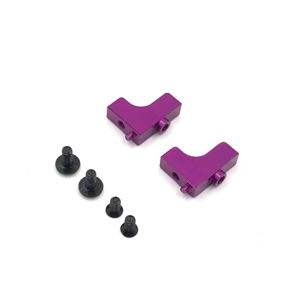 RC Models Parts For WLtoys 144010 144001 144002 124016 124017 124018 124019 Metal Upgrade Accessories Servo Mount RC Car Replacement Parts(Purple)