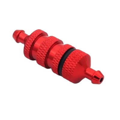 Rc Parts For HSP 1/8 Aluminum Filter 80118 For Nitro Engine For Tank Remote Control Car Upgrades Repairs Spare Accessories(Red)
