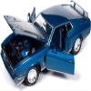 1/18 Auto World 1971 Mach 1 Blue Metallic with Silver Hood Muscle Car & Nationals American Muscle Series Diecast Model Car - AMM1335 view 1