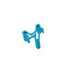 Rc Models Accessories For MINI-Z-D-Q Q8 Q9 Iw04m For Awd Iw02 Rm02 Rm03 For Dgawd 1/28 RC Parts Metal Upgrade Modified Servo Mount(SKY BLUE) view 1