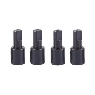 RC Models Parts For Wltoys 144001 144002 144010 124007 124016 124017 124018 124019 4pcs Metal Differential Cup Diff Cup RC Car Upgrade Parts(Black)