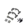 RC Models Parts For WPL C14 C24 B14 B16 B24 B36 For HengLong For JJRC For FeiYu RC Car Parts Upgrade Metal Servo Bracket Tie Rod Holder(Dark Grey) view 2