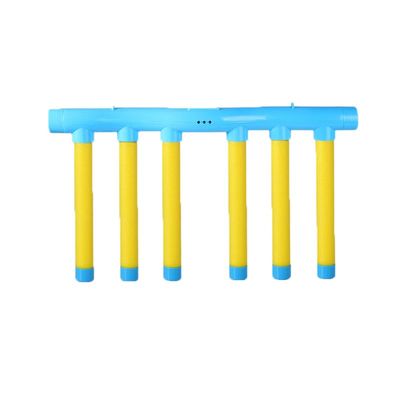 Reflex Challenge Game - Hand-Eye Coordination Training Toy with 3 Adjustable Speed Settings, Upgrade Remote Control & Catching Sticks Game (Yellow)