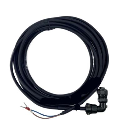 3 cores brake cable A06B-6114-K12 for Z axis servo motor for fixed scenarios(Angle plug,15M)