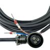 3 cores brake cable A06B-6114-K12 for Z axis servo motor for fixed scenarios(Angle plug,15M) view 4