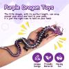 17.8-inch 3D Printed Dragon Eggs, Fidget Toys for Kids & Adults, for Home Office Desk Decor (Purple Dragon God, Pcs) view 4