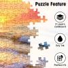 1000 Pieces Jigsaw Puzzles for Adults, Romantic Heart Beach Sunset Puzzle with Letters on Back, 2028 Inch Hard Difficult Challenging Adult Puzzle for Gift & Home Decor view 2