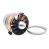 1PCS Model Airplane EDF 90mm 12- Ducted Fan 1600KV Motor with Full Aluminum Outer Shell Support 6S 22.2V Compatible with view 1