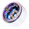 1.9in Beadlock Wheel Rim, Aluminum Alloy Wheel Hub for 1/10 RC Crawler, Lightweight Durable RC Wheel Rims Hubs with Solid Tire Locking Design, Colorful 1.9 Inch RC Wheel Rim Set fo view 2