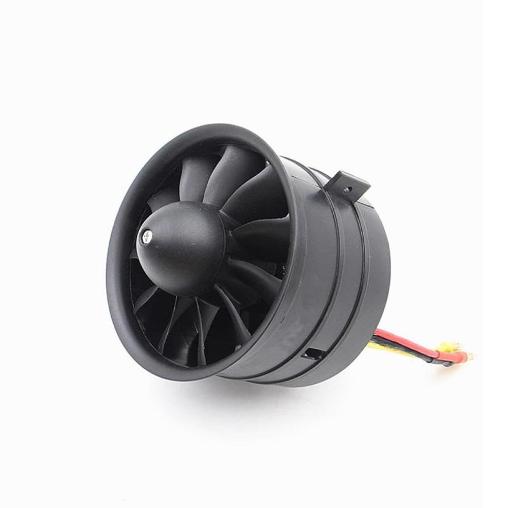 1PCS 90mm 11-20-26V 6S Brushless Ducted Fan 3553-1450KV Motor Maximum Thrust 3.5kg EDF DIY Parts Compatible with RC Airplane Model