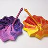 3D Printed Expanded Sensory Fidget StarStress-Relief Spinning Tower Toy with Handle Frustration Star Toy,Honeycomb Whirling Spiral Design for ADHD & Stress Relief (Red-Gold) view 4