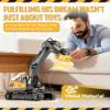 Mudsterz Construction Rc Set of 4, Rc Excavator for Adults, Command The Site Conquer The Dirt, Remote Control Excavators with 360 Rotation, Metal Parts, Little Builders, Big Action(1pc-4) view 4