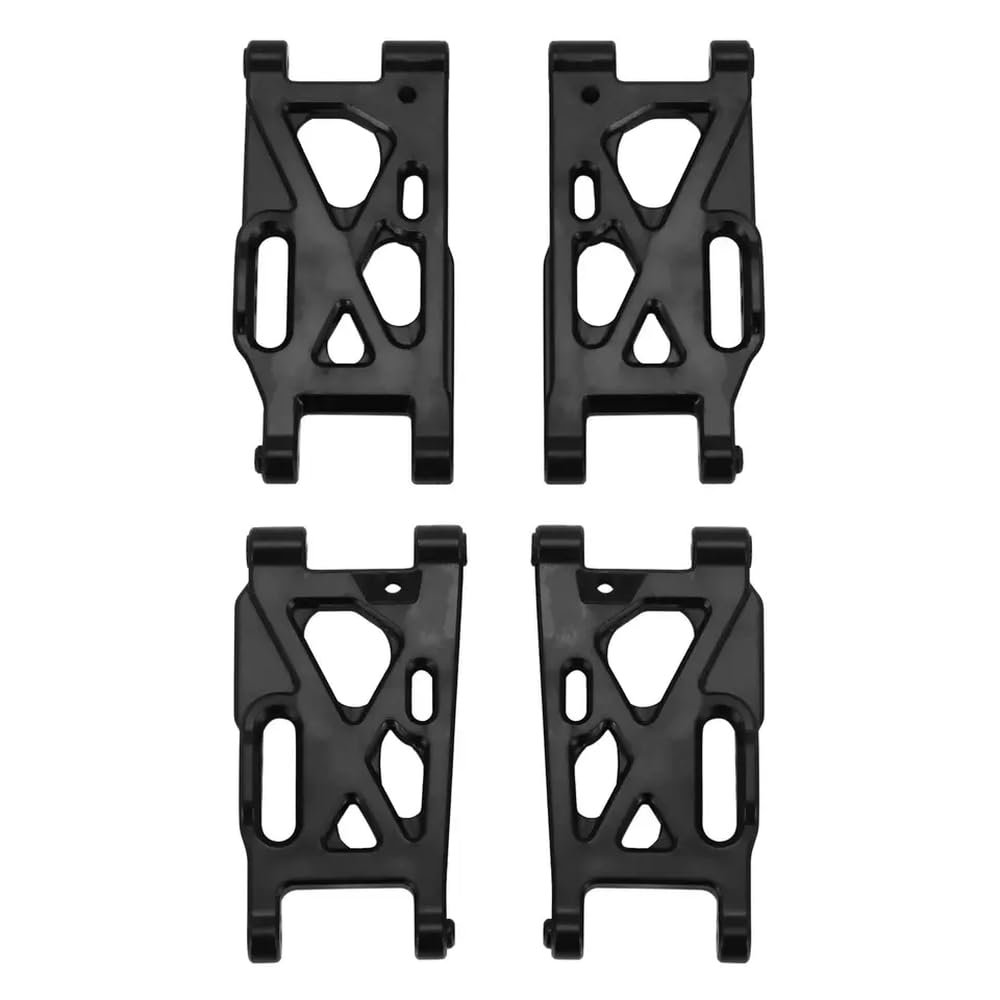 BritBolt 144001 144002 144010 124007 124008 124016 124017 124018 124019 RC Car Front Suspension Arm and Rear Set 4 Pieces Replacement Parts Compatible with RC Vehicles