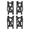 BritBolt 144001 144002 144010 124007 124008 124016 124017 124018 124019 RC Car Front Suspension Arm and Rear Set 4 Pieces Replacement Parts Compatible with RC Vehicles view 1