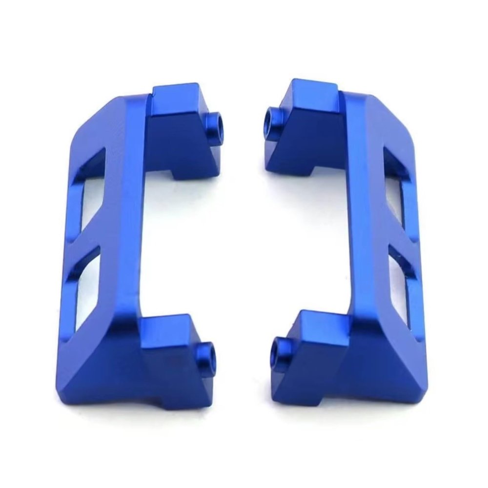 RC Models For Traxxas For Slash For E-Revo For Summit 1/16 RC Car Upgrade Parts Accessories 2Pcs Metal Steering Servo Guard 7037 Model(Blue)