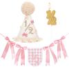 Half Birthday Decorations Set 6 Months Party Decor for 1/2 Birthday Girl view 2