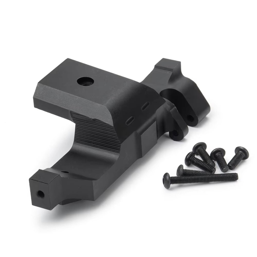 Rc Car Parts For Traxxas For TRX-4 For TRX-6 1/10 Metal Motor Heat Sink Base Holder RC Crawler Car Upgrade Repairs Replacements Parts(Black)