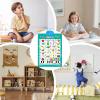 Talking Poster, Alphabet Number Piano Songs Game, Interactive Animal Vocabulary Learning Chart, Electronic Educational Toy, Fun Music and Language Activity, Early Learning Tool for Kids Age 1-6 view 3