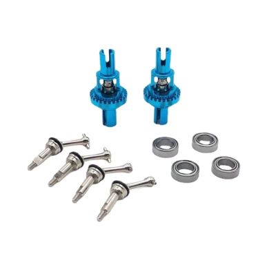 Rc Models Accessories For WLtoys 284131 K969 K979 K989 K999 P929 P939 1/28 RC Car Parts Metal Upgrade Ball Differential Extended Drive Shaft(SKY BLUE)