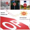 30" Solar Powered LED Stop Sign - Compliant Blinking Traffic Sign, Durable Reflective Aluminum, Easy Install, Waterproof, Day/Night Visibility, Octagon Shape view 2