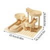 Marble Track - Funny Wooden Learning Game, Kids Puzzle Maze Toy, Sturdy Safe Design, Easy Play Feature, Premium Educational & Entertainment Accessory, Boys Girls Classroom Home School view 2