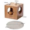2-in-1 Wooden Chess & Go Table - Dual-Sided Chessboard Coffee Table Furniture - Elegant Design for Game Enthusiasts view 2