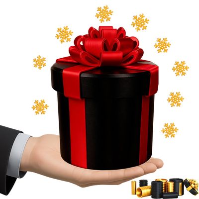2026 Annoying Nested Screw Gift Box  Funny Prank Box for Cash or Small Gifts, Gag Gift for Friends and Family (2,F)